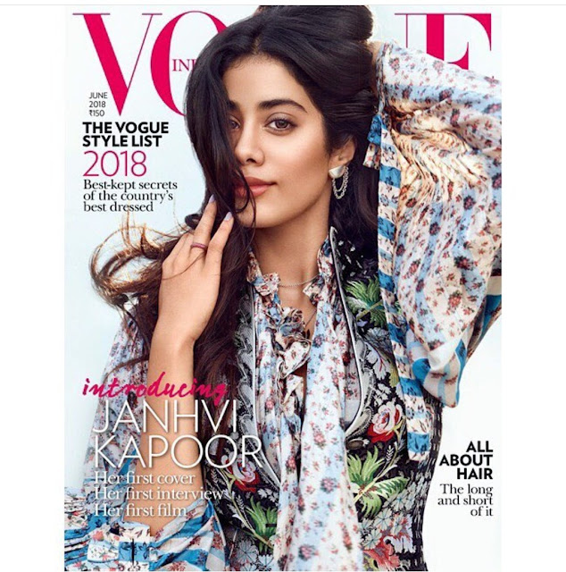 Janhvi Kapoor is the Latest Cover Girl of Vogue's June 2018 Issue