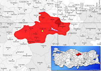 Başçiftlik ilçesinin nerede olduğunu gösteren harita.