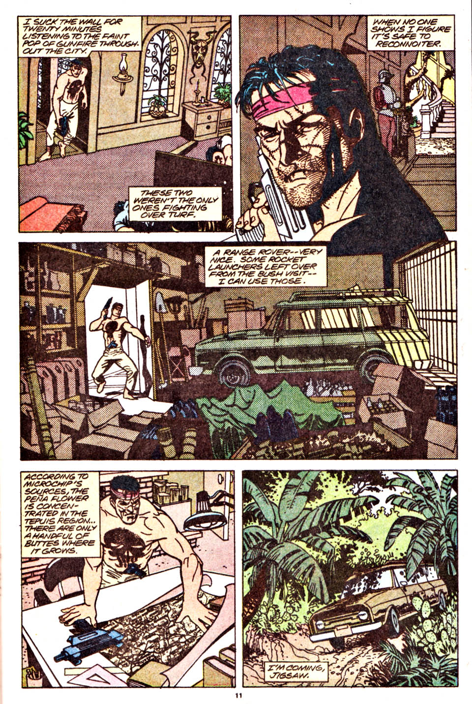 The Punisher (1987) Issue #39 - Jigsaw Puzzle #05 #46 - English 10