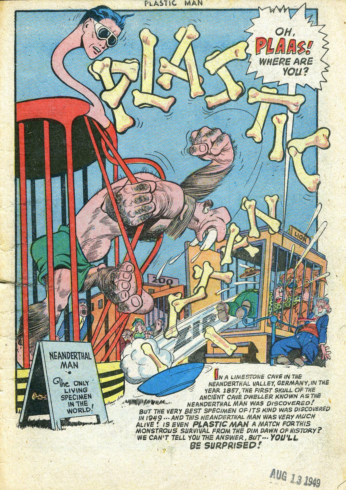 Read online Plastic Man (1943) comic -  Issue #19 - 3