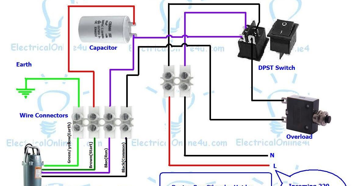 Submersible Pump Control Box Wiring Diagram For 3 Wire ... control cabinet wiring diagram 