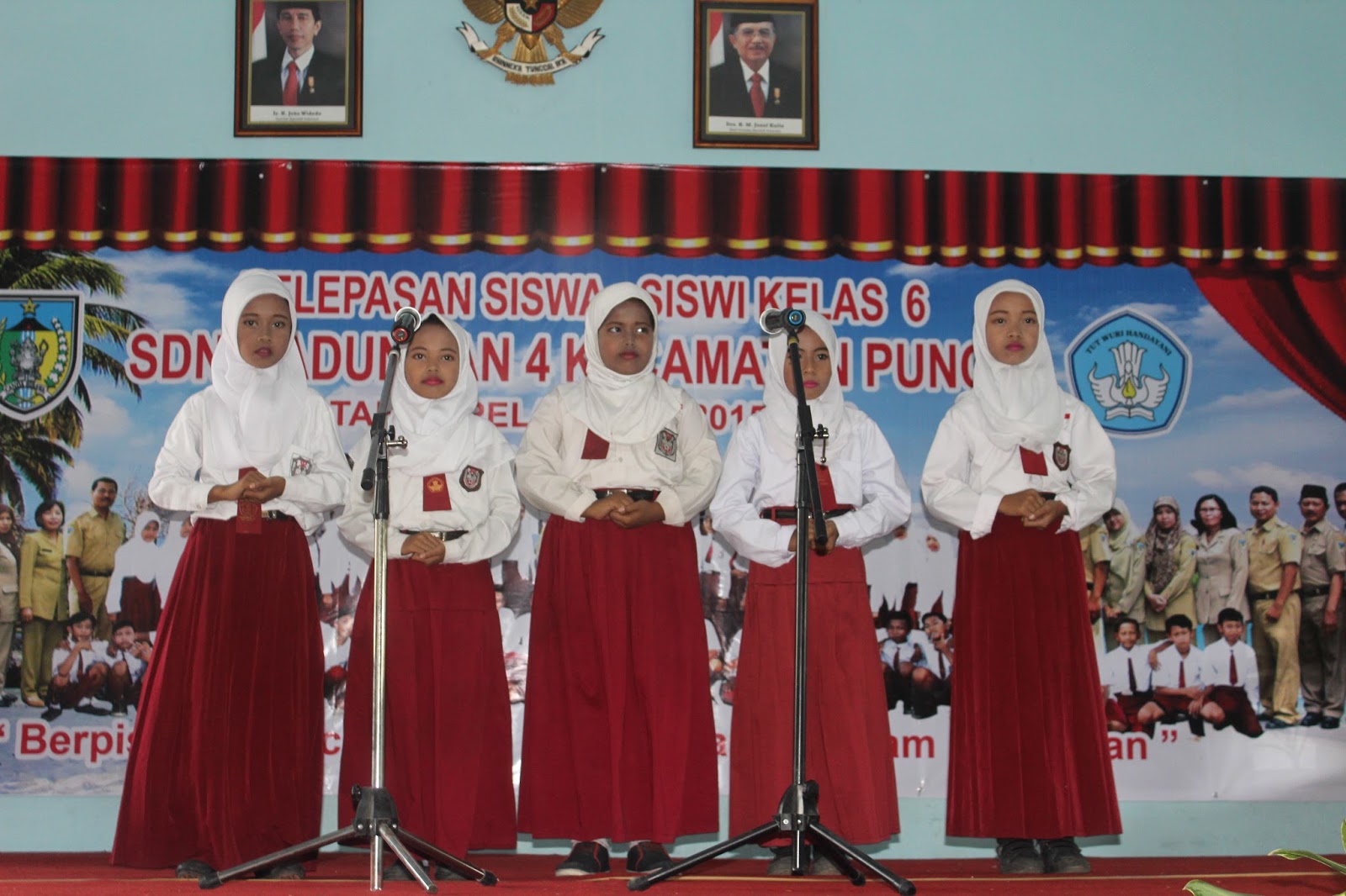 PELEPASAN SISWA KELAS 6 TAHUN PELAJARAN 2015/2016SDN GADUNGAN 4