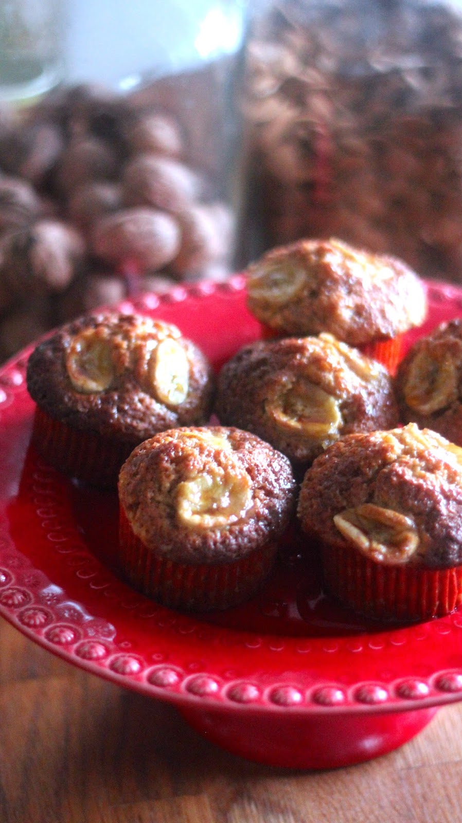 Muffins de Banana e Maple Syrup