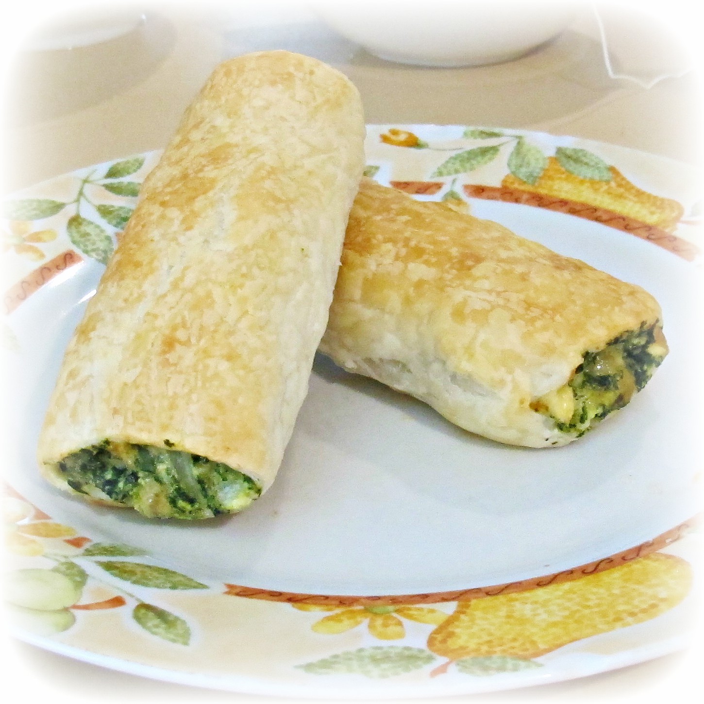 Two Cheeky Monkeys Spinach and ricotta rolls