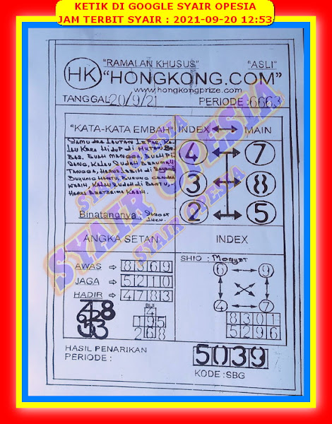 syair hongkong syair hongkong