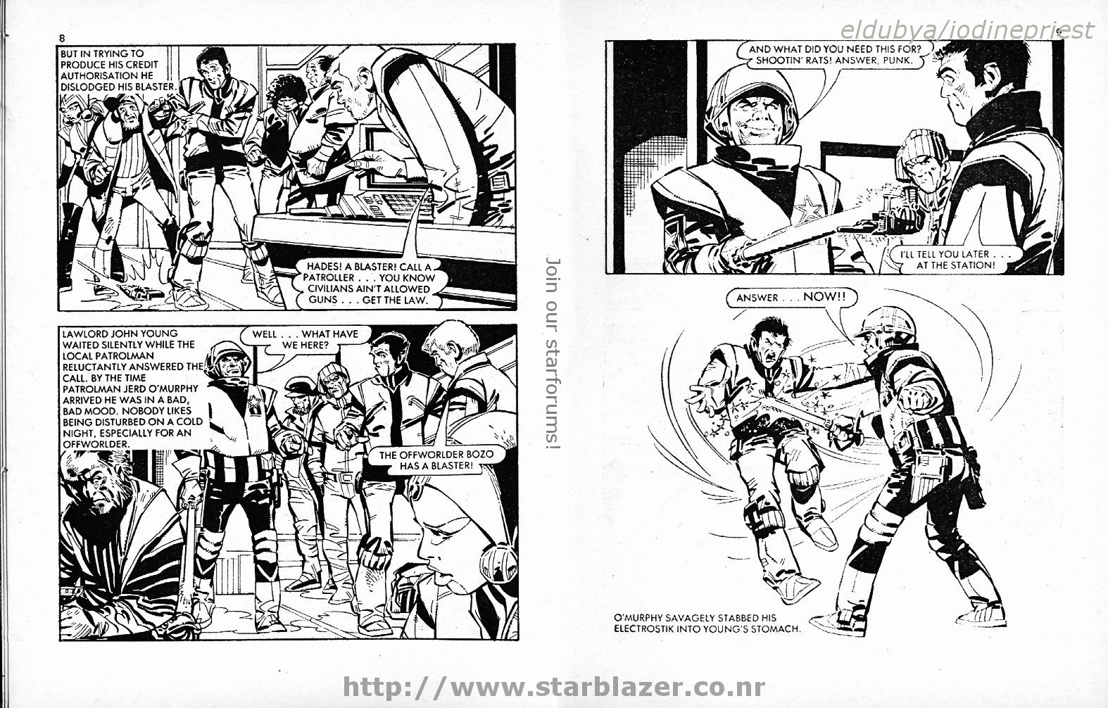 Read online Starblazer comic -  Issue #165 - 6