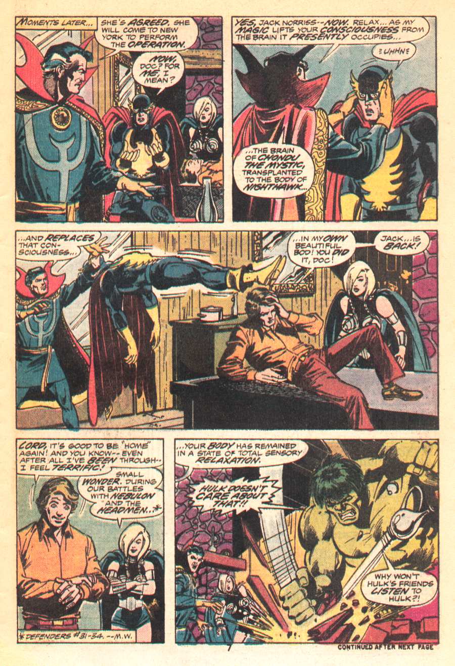 The Defenders (1972) Issue #35 #36 - English 6