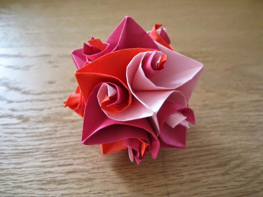 origami cuboctahedron units easy arts and crafts ideas