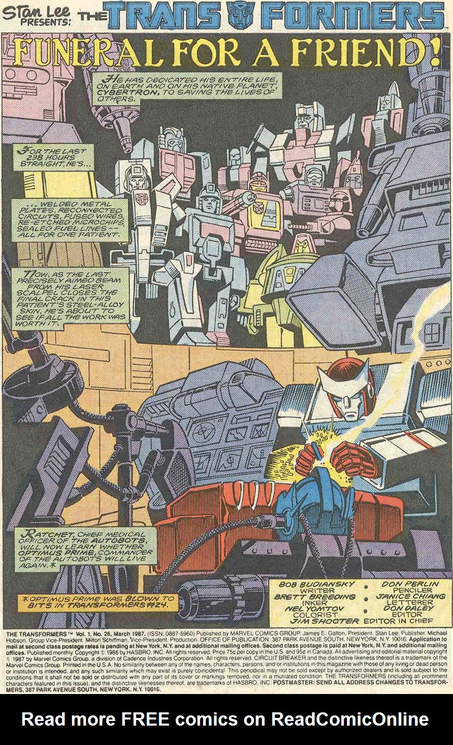 Read online The Transformers (1984) comic -  Issue #26 - 2