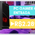#2 PC Gamer de Entrada Baratinho 2019 por R$2.289,96 com GTX 1050
