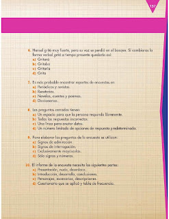 Apoyo Primaria Formación Español 3ro. Grado Bloque IV Evaluación del bloque IV