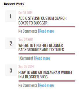 Blogger tan recent posts widgets mawi leh nalh Blogger tan recent posts widgets mawi leh nalh