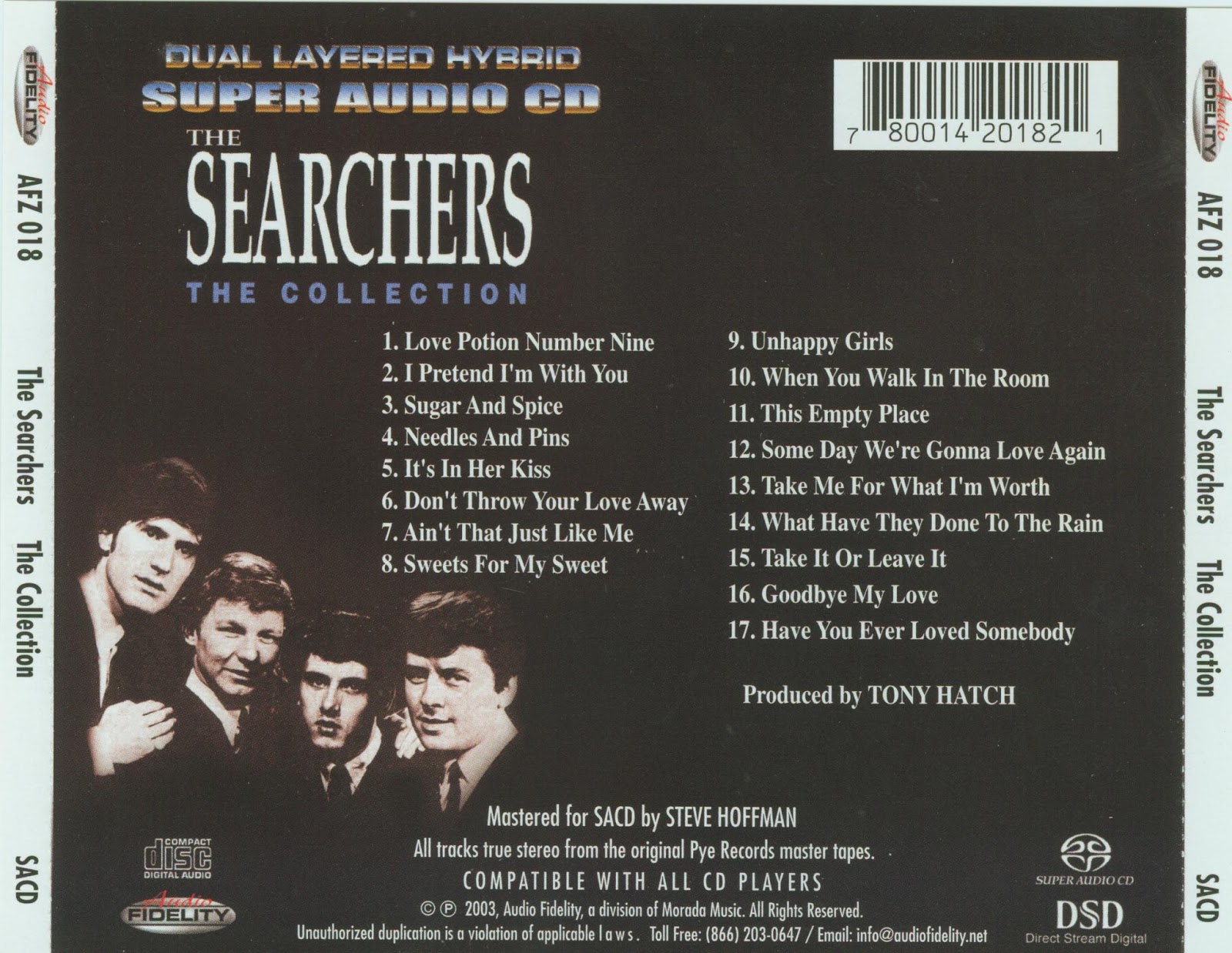 The Searchers 2003 The Collection 60's70's ROCK