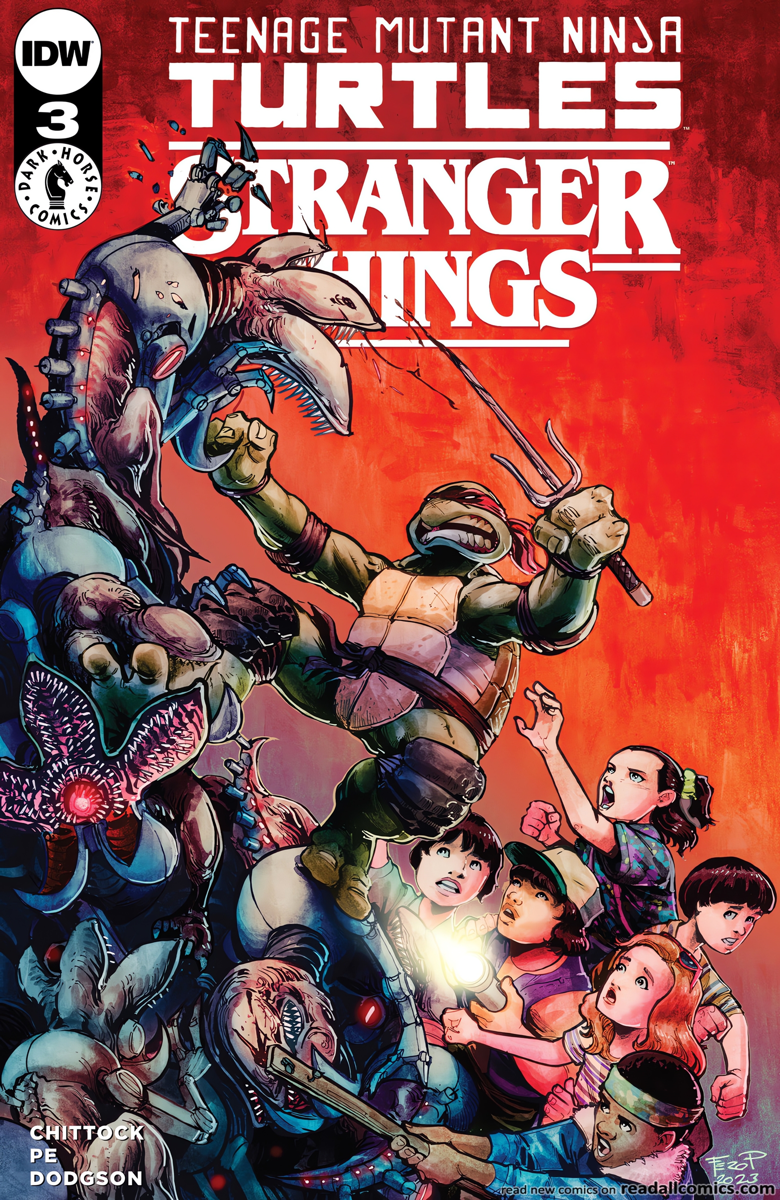 Teenage Mutant Ninja Turtles x Stranger Things chapter 3 page 1