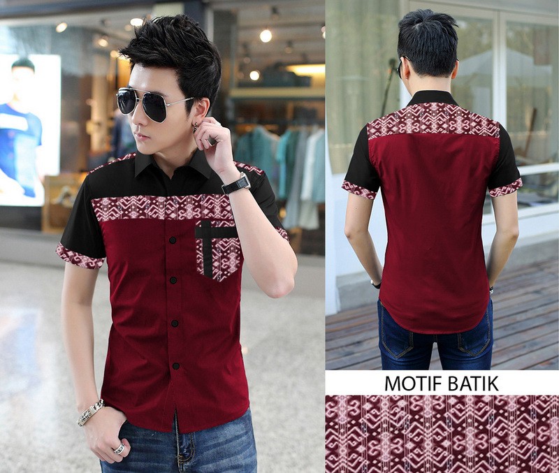 Jual Online Hem Avery Batik Black Maroon Murah Jakarta Bahan Katun Terbaru Jual Online Hem Avery Batik Black Maroon Murah Jakarta Bahan Katun Terbaru
