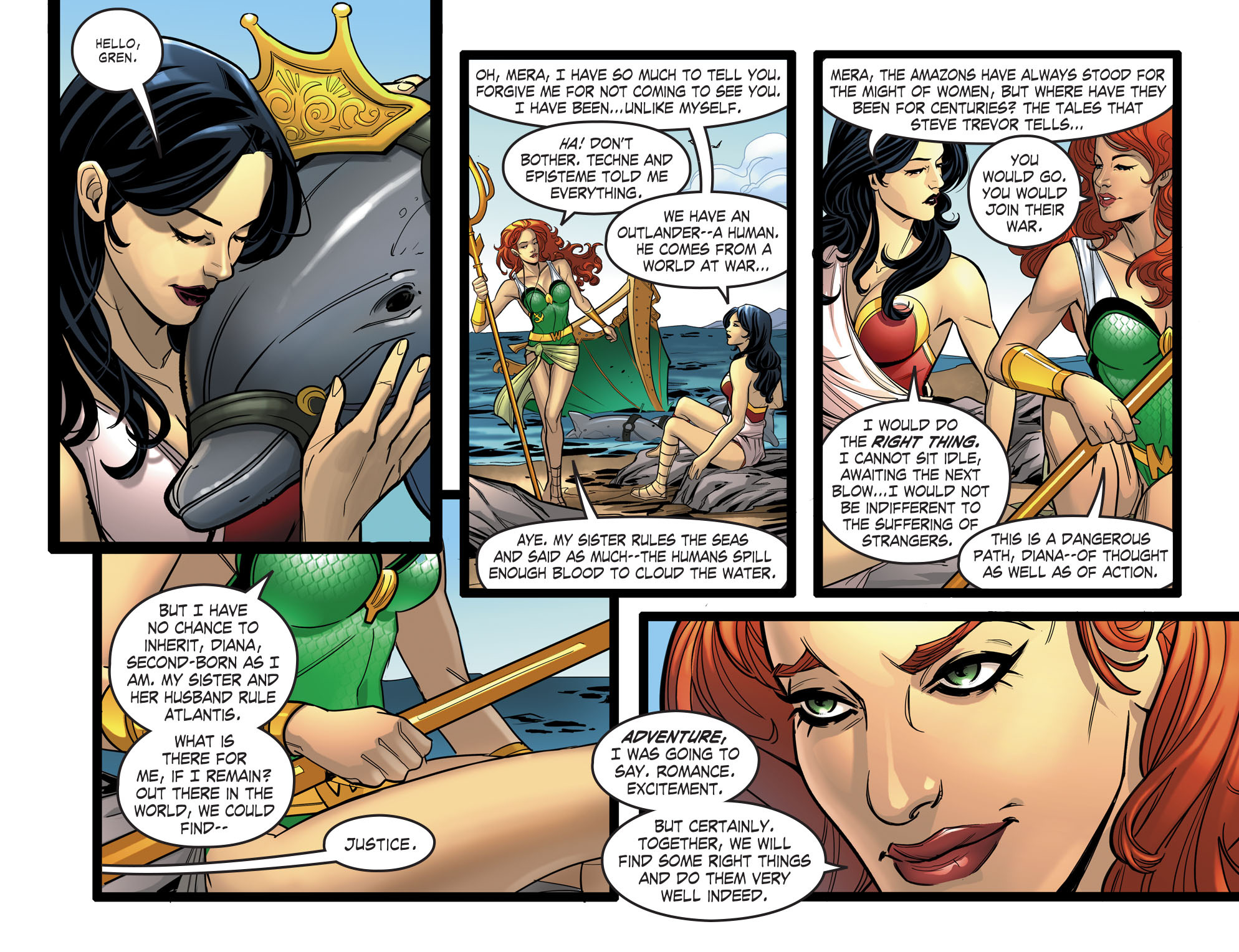 Read online DC Comics: Bombshells comic -  Issue #4 - 12