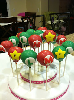 Cake Pops de Mario Bros