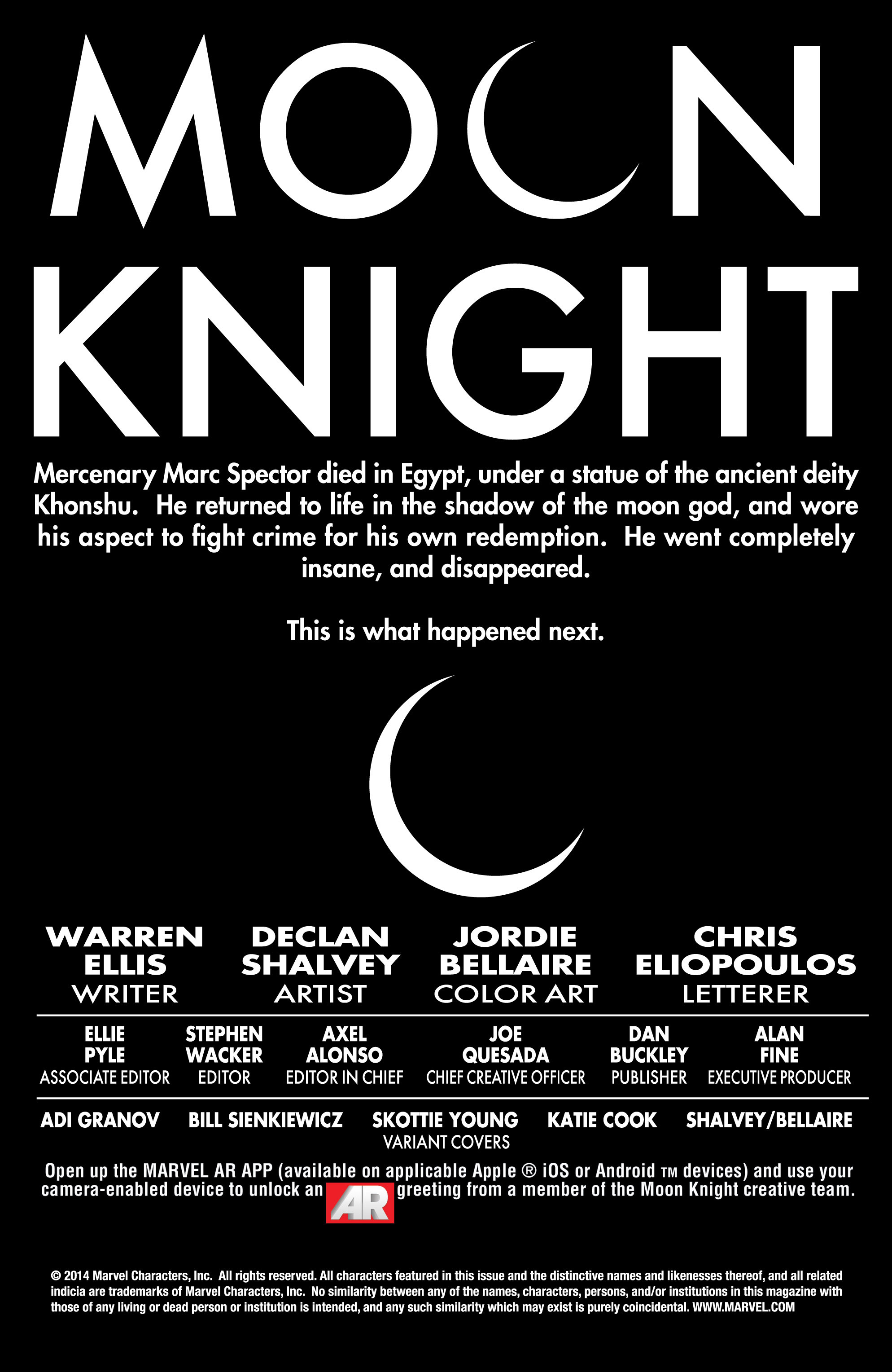 Read online Moon Knight (2014) comic -  Issue #1 - 2