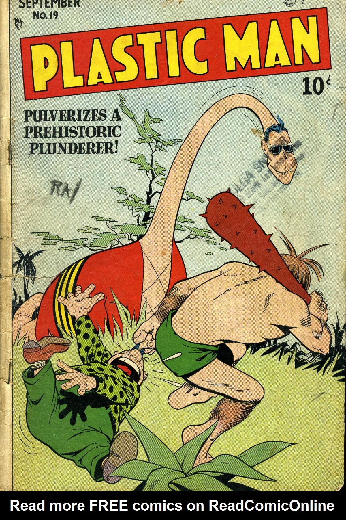 Read online Plastic Man (1943) comic -  Issue #19 - 1