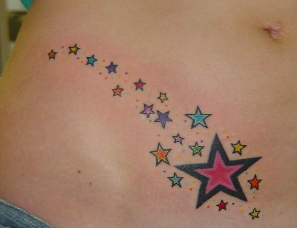 Star Tattoo Design for Girls