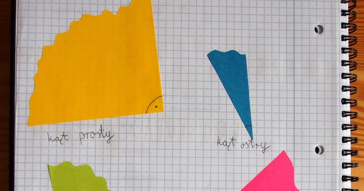 Kąty Proste Ostre I Rozwarte Sprawdzian Klasa 5 bajdocja.blogspot.com