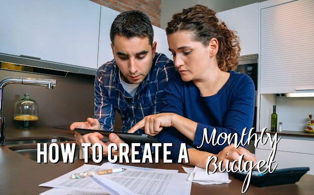 How to Create A Monthly Budget--5 tips on how to create a budget that works for you