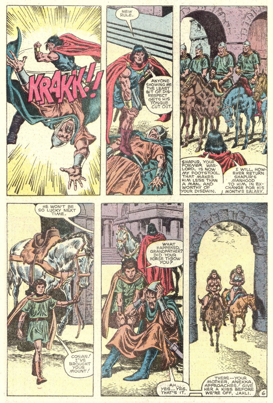Read online Conan the Barbarian (1970) comic -  Issue #182 - 7