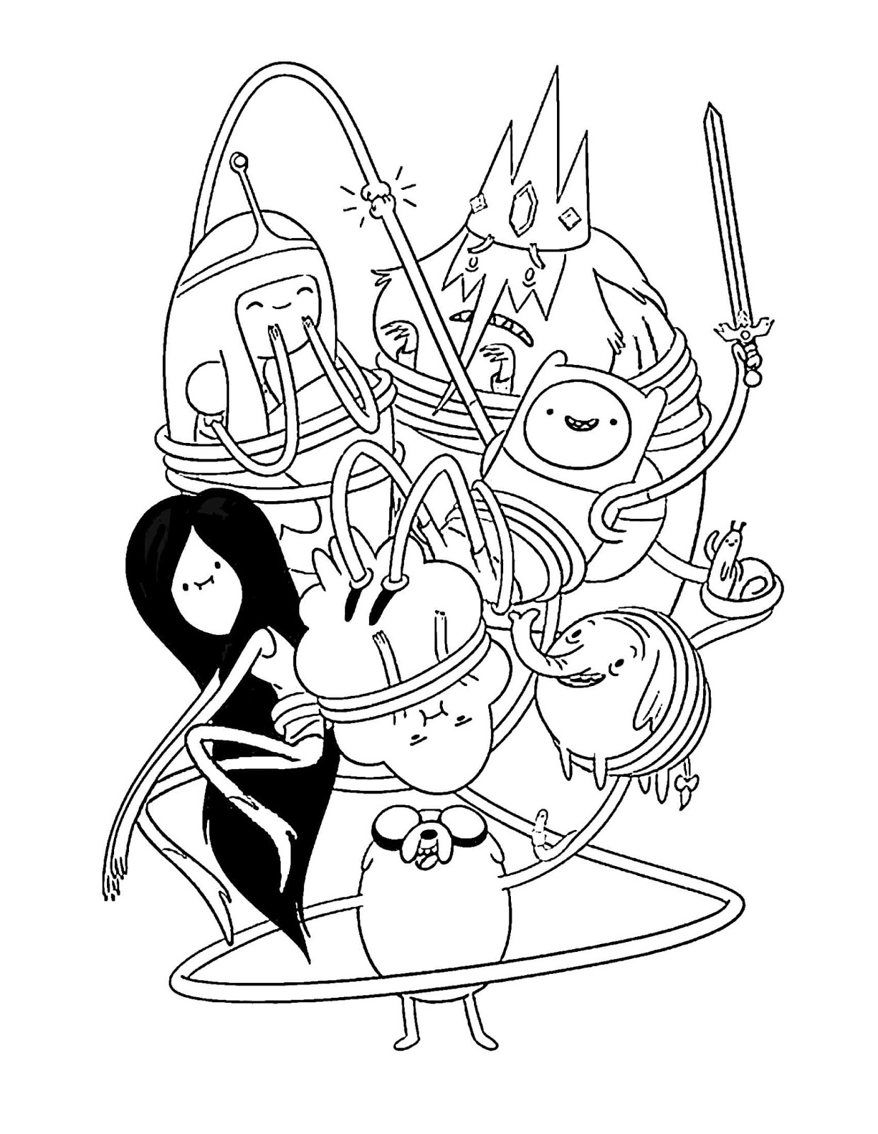 jake adventure time coloring pages - photo #8