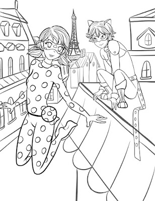 miraculous ladybug coloring pages 4