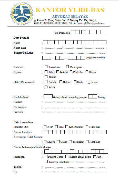 Yayasan Lembaga Bantuan Hukum Barisan Aktivis Sosial Advokat