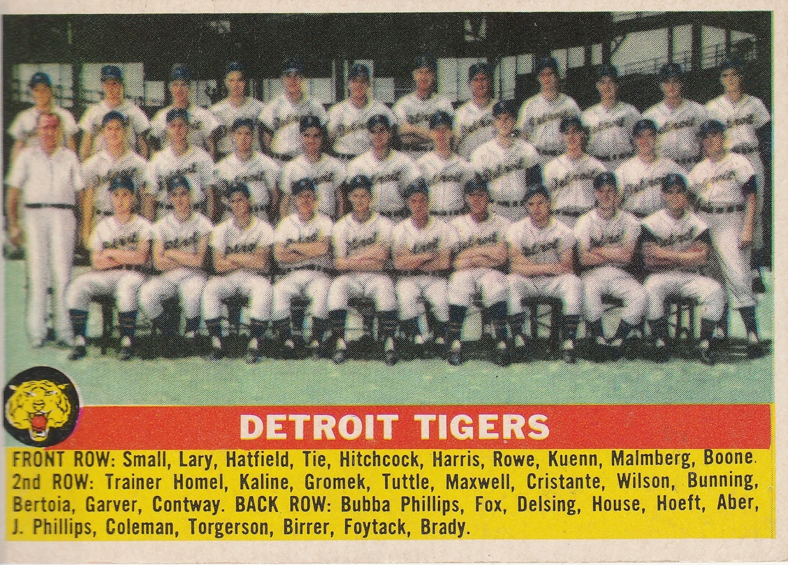 Highly Subjective and Completely Arbitrary: The 1956 Topps Detroit