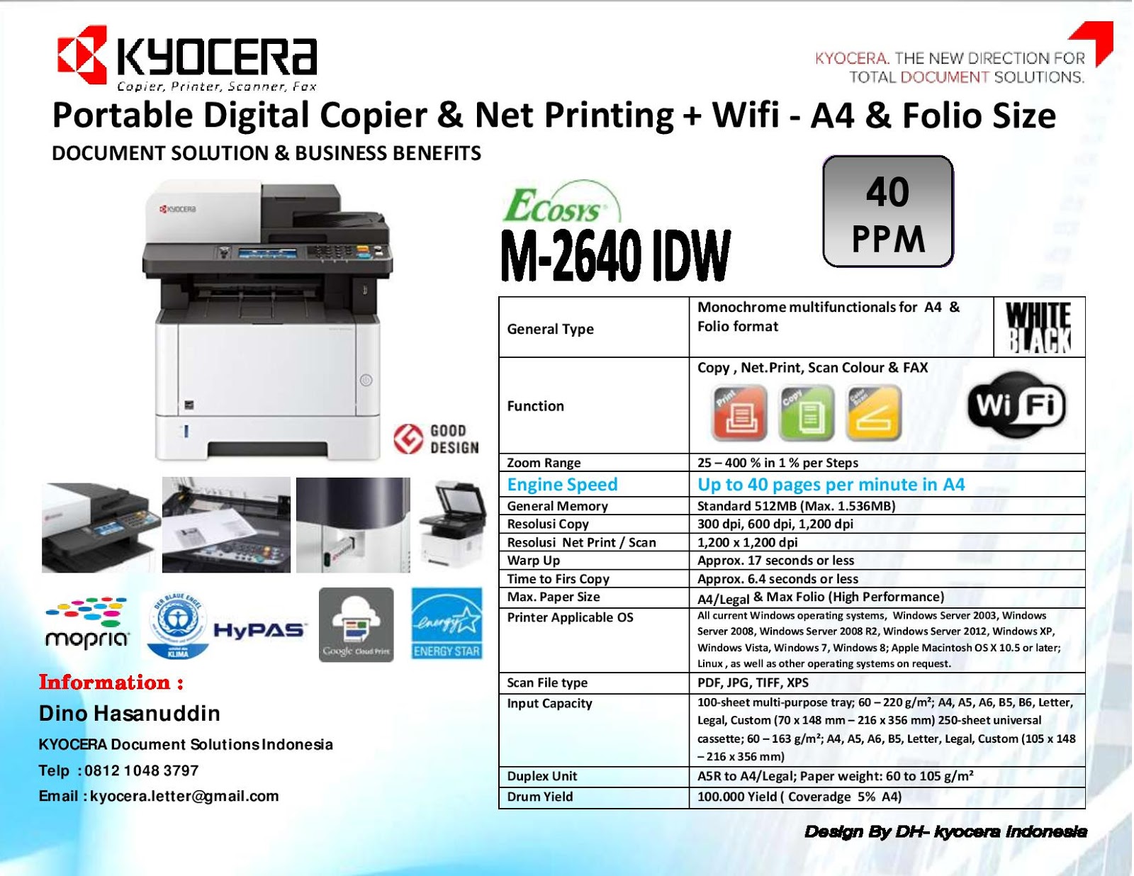 Почему принтер kyocera