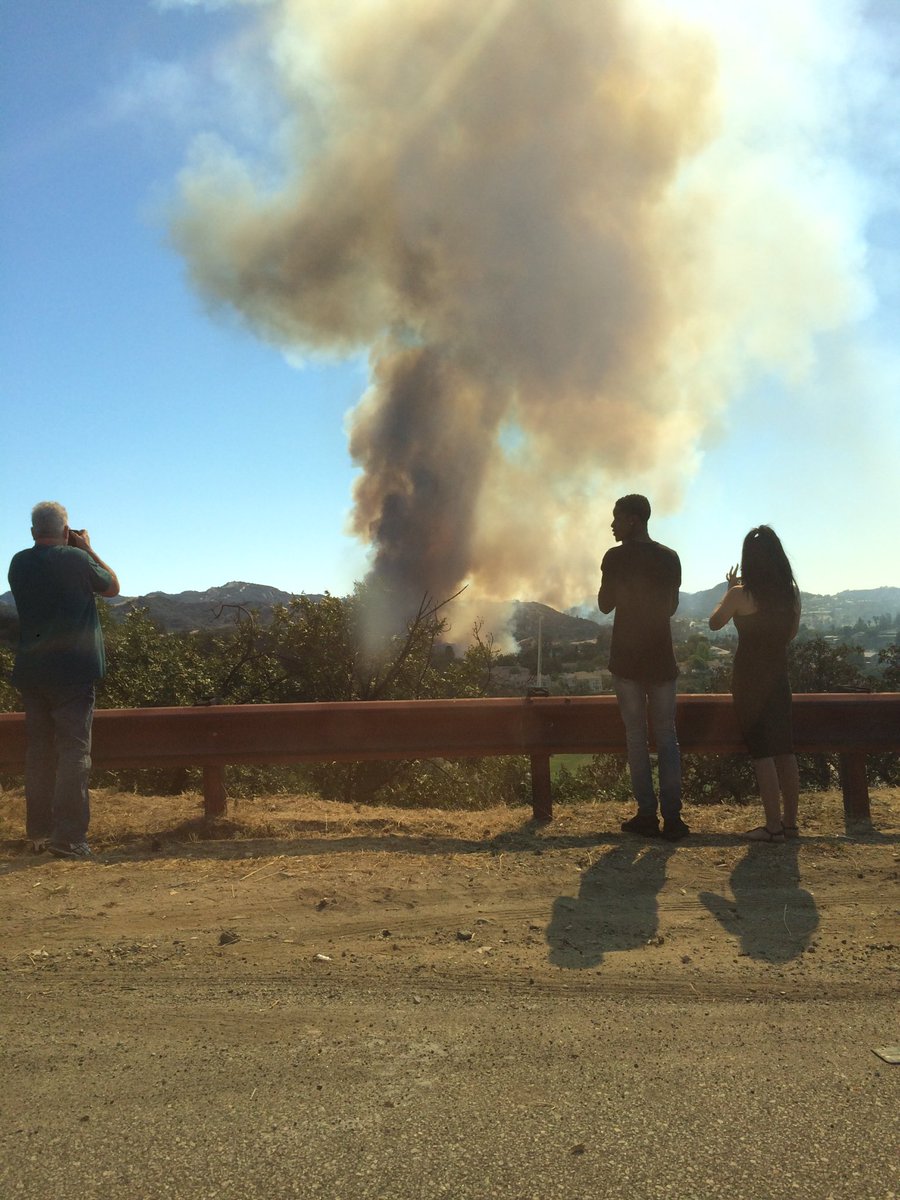 To Blaco Smiles Blog Brush fire burning in Calabasas, Calif