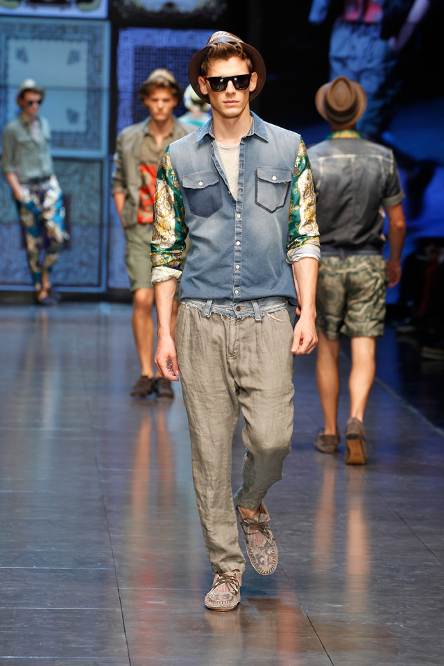 DIARY OF A CLOTHESHORSE: A CLOSER LOOK AT D&G MAN SS 12..