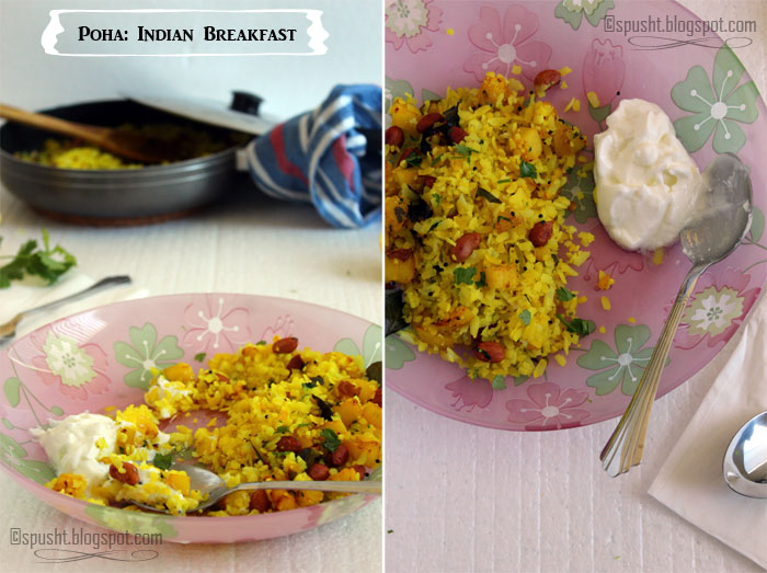Spusht | Indian Breakfast Poha Recipe