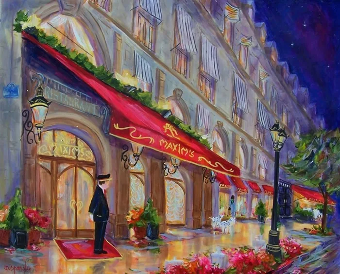 Dorothy Spangler | American Plein-air painter | Parisienne  Walkways