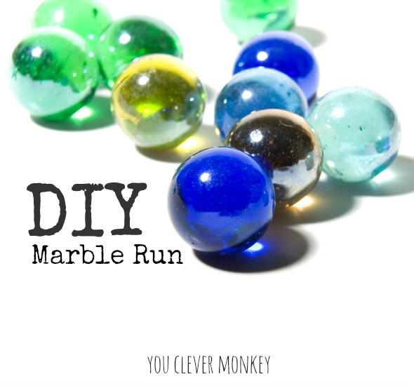 DIY MARBLE RUN you clever monkey