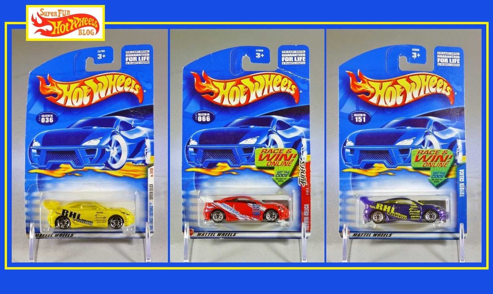 hot wheels toyota celica 2001
