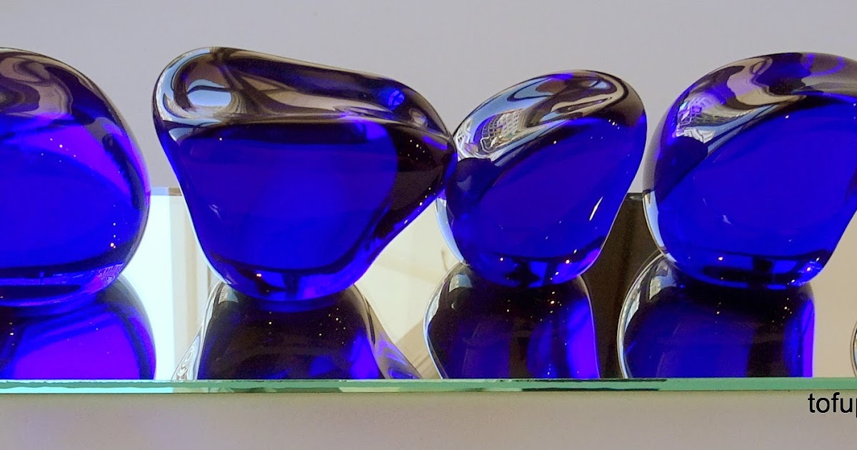 Tofu Photography A glass display in an art gallery in Wellington, New