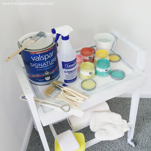 the Creative Orchard DECORATE WATERCOLOR Walls PAINT Technique (ORC