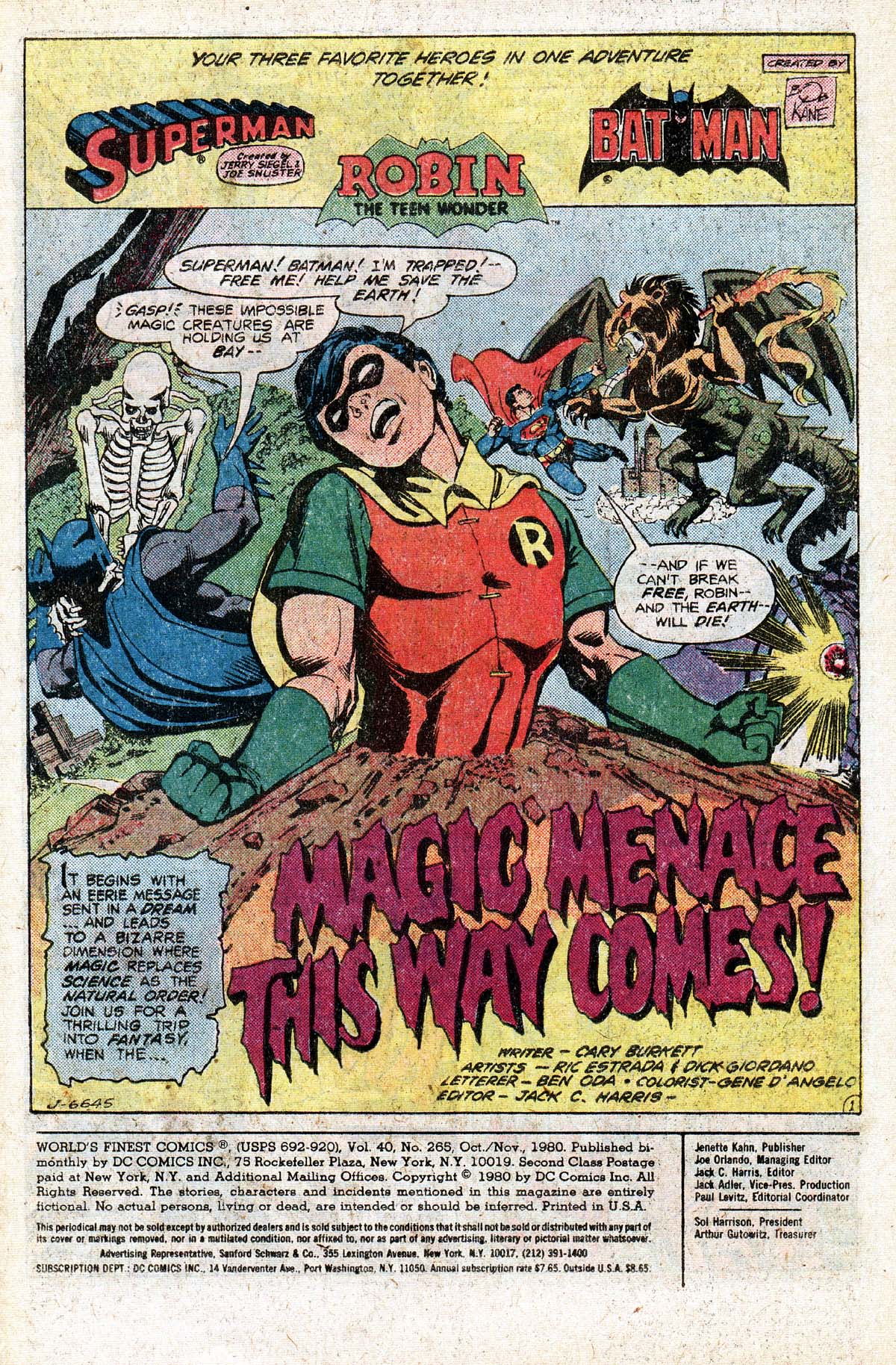 Read online World's Finest Comics comic -  Issue #265 - 3