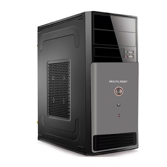 Gabinete Atx 2 Baias Com Fonte Full Black - Ga123 Multilaser