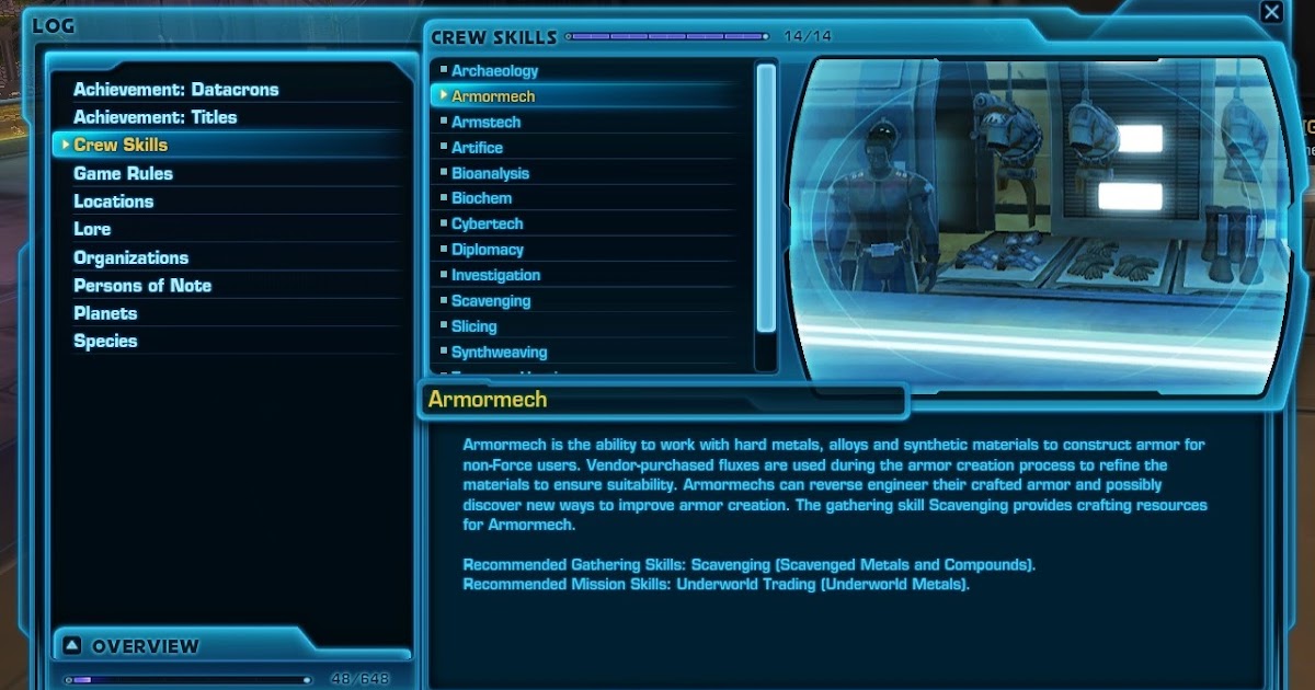 Swtor Cybertech Ship Schematics