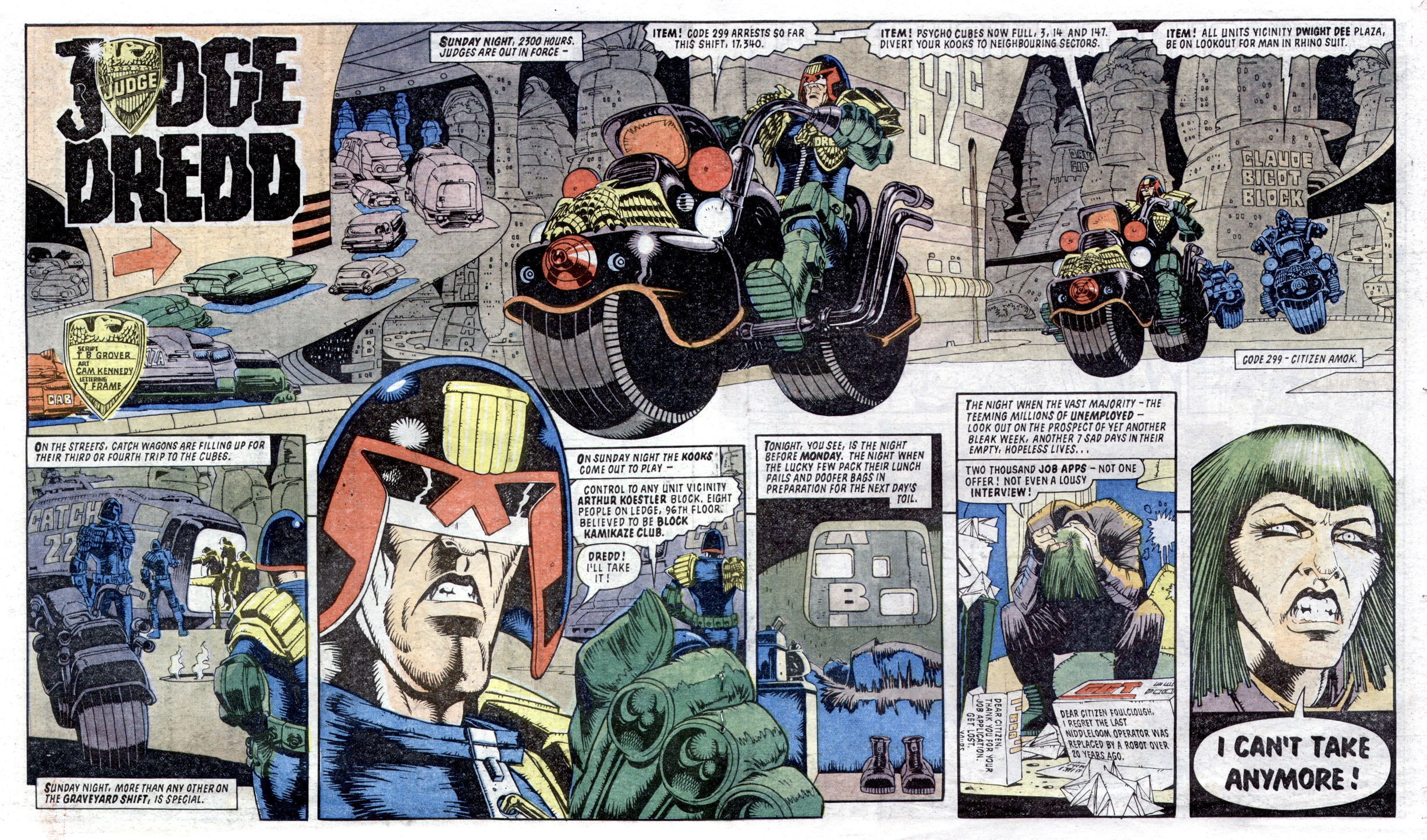 Read online Judge Dredd: The Complete Case Files comic -  Issue # TPB 8 (Part 2) - 205