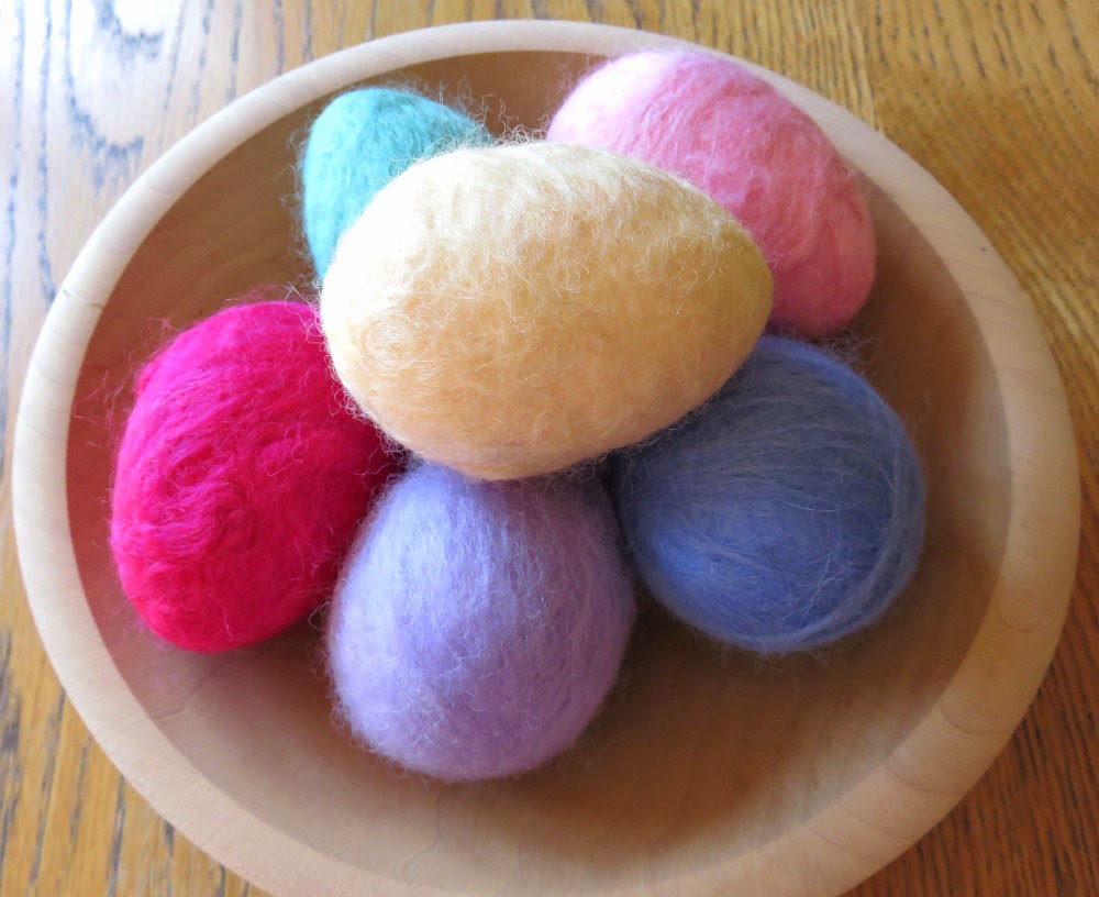 FeltSewGood Easy Felted Easter Eggs