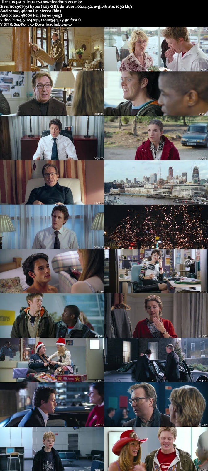 Love Actually 2003 Hindi Dual Audio 720p BluRay Free Download