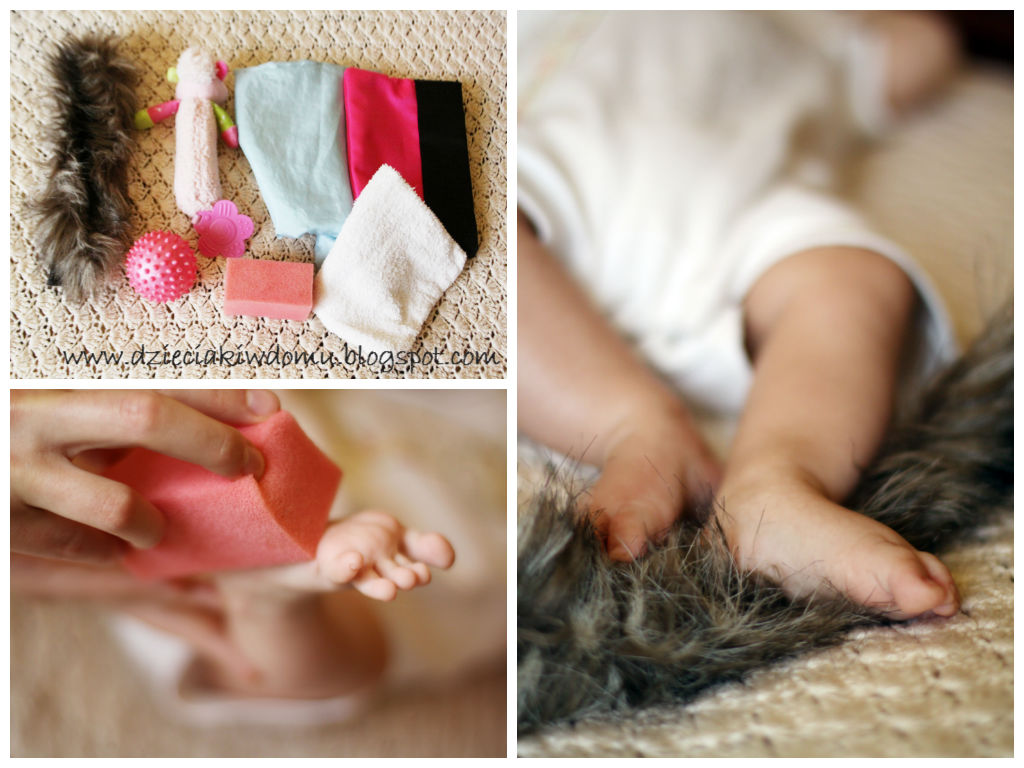 masaż stópek niemowlaka z wykorzystaniem różnych faktur masaż stópek niemowlaka z wykorzystaniem różnych faktur