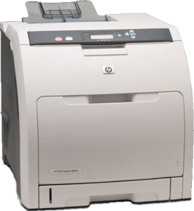 hp color laserjet 3600n prints pink