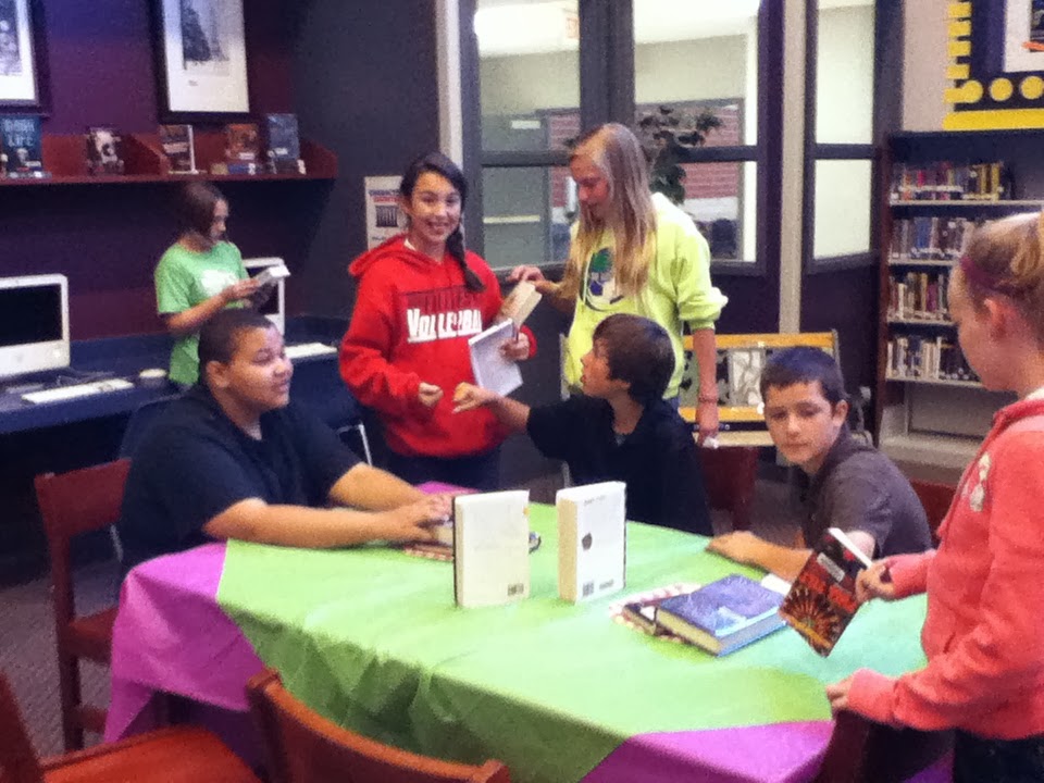 DCG Middle School Library: Book Tasting Event