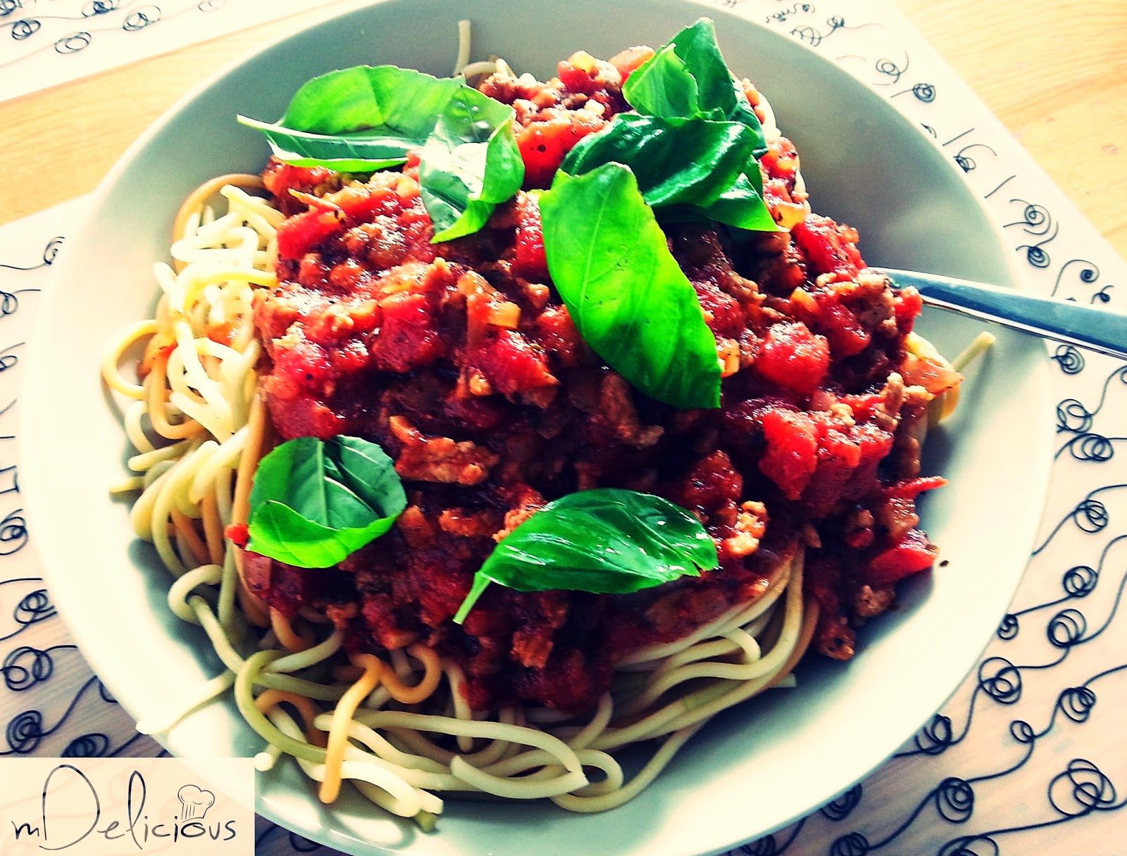 Mdelicious: Spaghetti bolognese